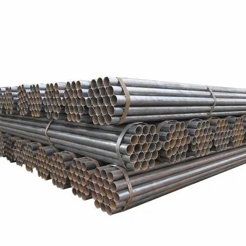 Silver Color Mild Steel Round Pipe