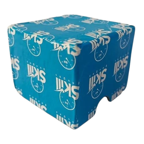 Square Small Blue Printed Cardboard Gift Box