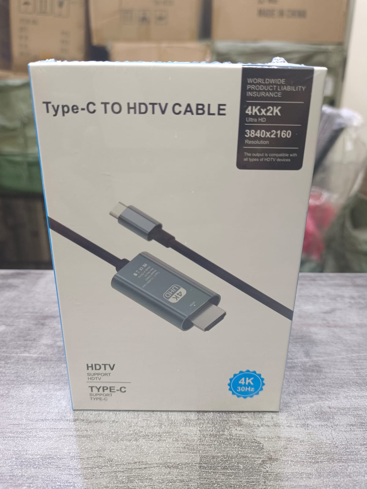 Type C to HDMI Cable 4K 30Hz 3840x2160 Ultra HD HDTV Cable USB C to HDMI Display Cable