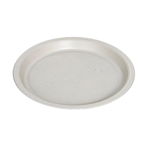 White Disposable Round Plate