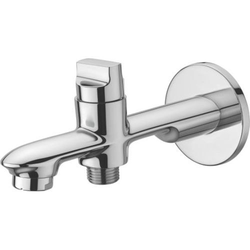 Bath Tub Spout With Button Attachment For Telephone Shower
