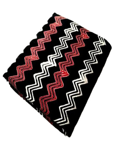 Black Soft Printed Cotton Fabric