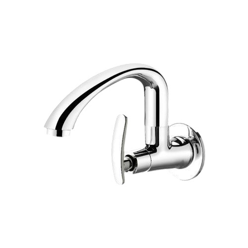 Brass Wall Flange Swinging Sink Cock