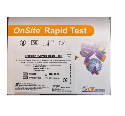 Ctk Troponin I Combo Rapid Test Kit