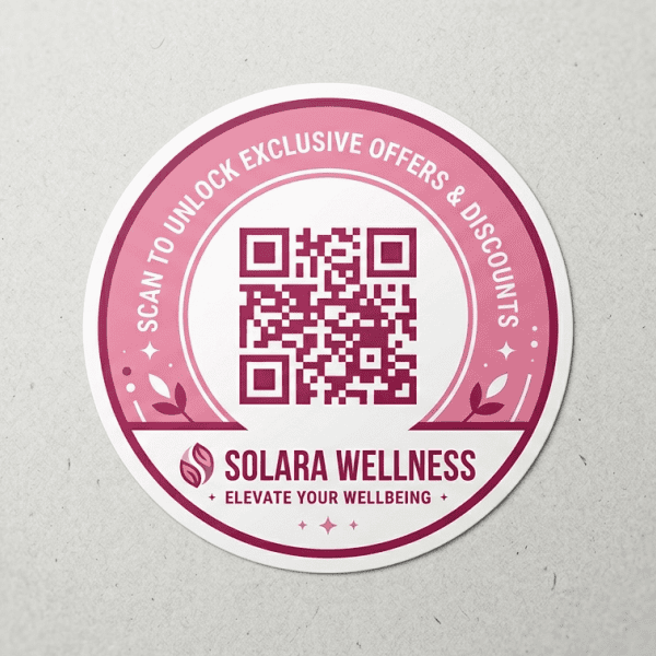 Custom QR Code Stickers