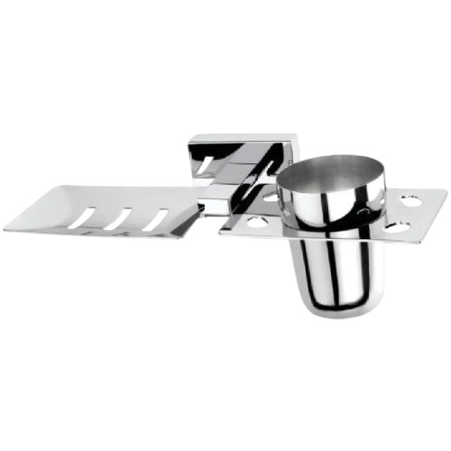Icon Series Soap Dish With Tumbler Holder