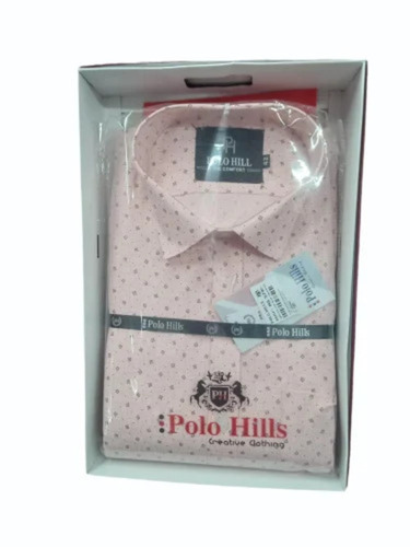 Medium Men Print Cotton Shirt - Color: All