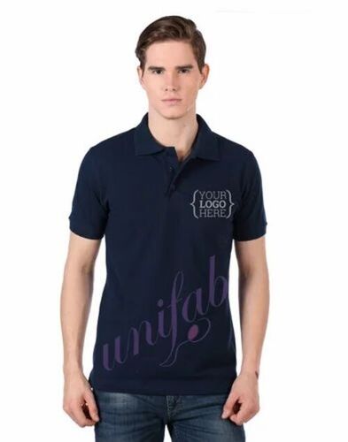 Men Blue Color T Shirt