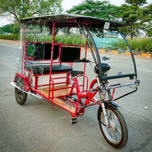 NEW Manual Cum Battery Operated Tricycle - Load Capacity: 200-250 Kilograms (Kg)