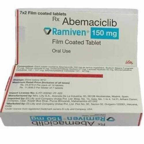 Ramiven Verzenio Abemaciclib Tablets 150Mg - Drug Type: General Medicines