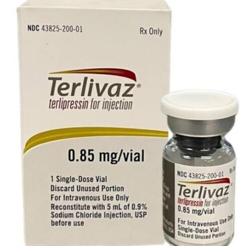 Terlipressin 0.85Mg/Vial For Injection - Brand Name: Terlivaz