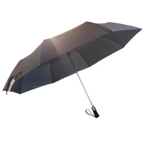 Black Three Fold Nylon Umbrella