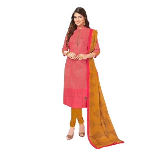 Comfortable Elegant Look Cotton Ladies Suit Dress Material