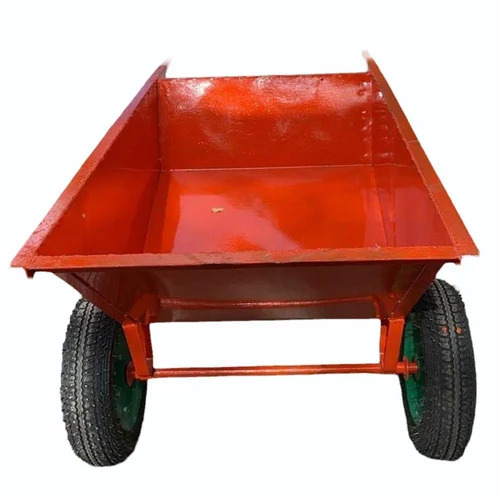 Double Wheel Barrow Construction Trolley