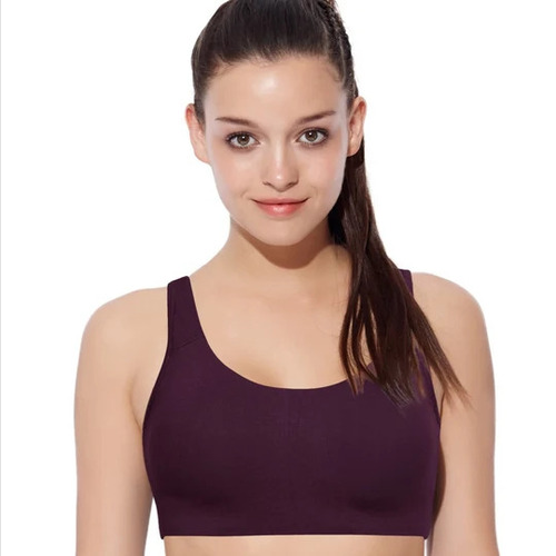 Enamor Women Non Padded Sports Bra (Pearl) SB06
