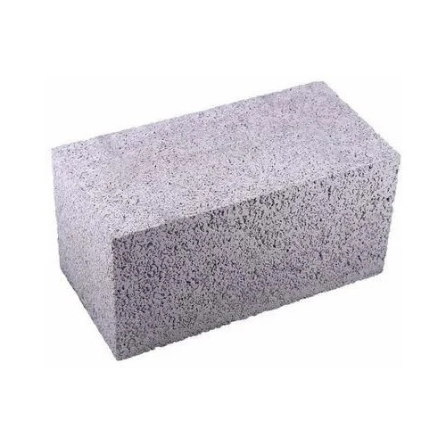 Grey Rectangular Cement Brick