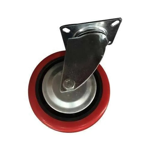 Heavy Duty Pu Castor Wheel - Color: Black