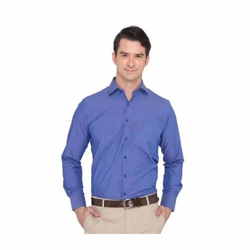 Men Plain Corporate Shirt