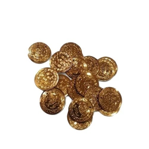 Metallic Coins Shape Sequins