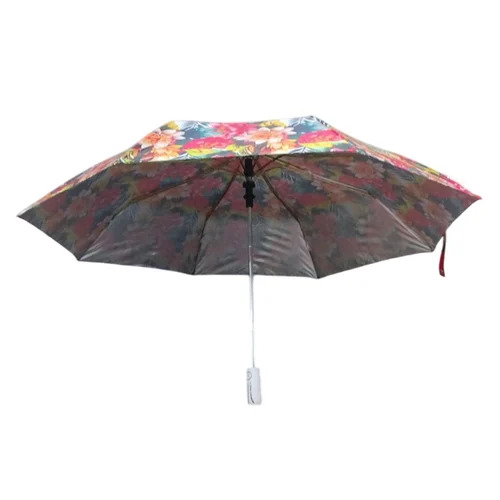Pink Two Fold Nylon Umbrella