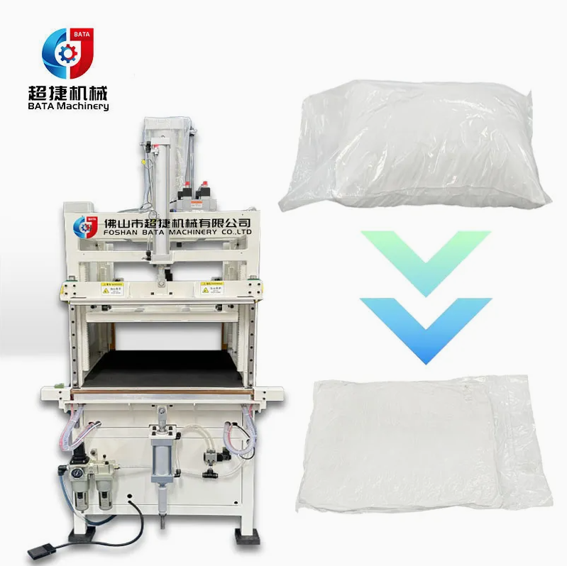 Press Compressing Machine Sofa Cushion Blanket Vacuum Packing - Color: White