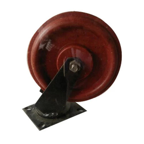 Red Heavy Duty Trolley Wheel