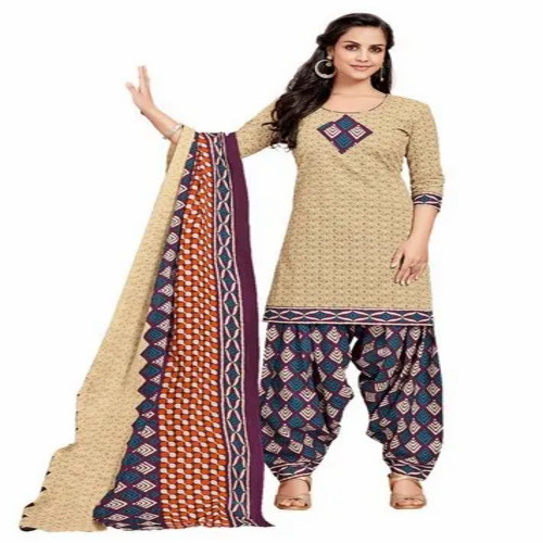 Skin Friendly Ladies Suit Dress Material