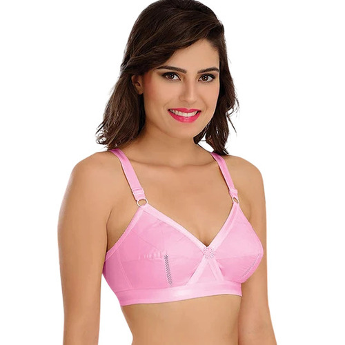 SONA Women Perfecto Full Coverage Non-Padded Cotton Bra Pink
