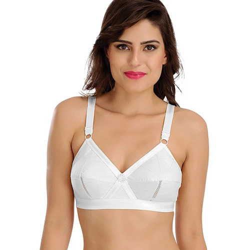 SONA Women Perfecto Full Coverage Non Padded Cotton Bra White