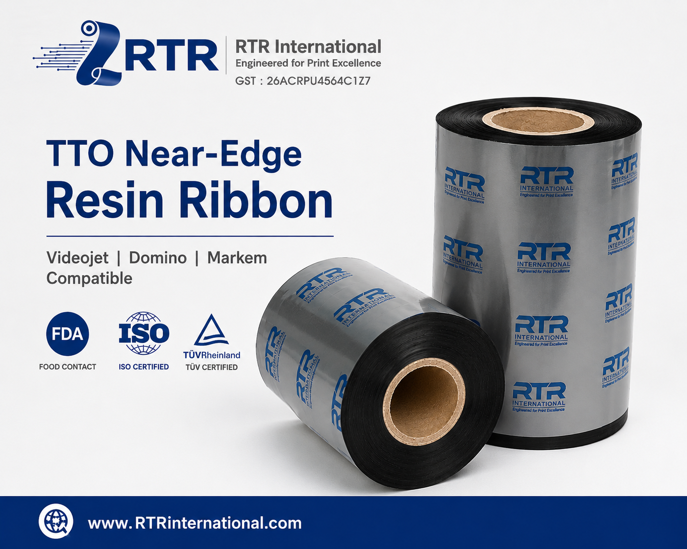 TTO Ribbon for Domino Printer D320i D520i D720i