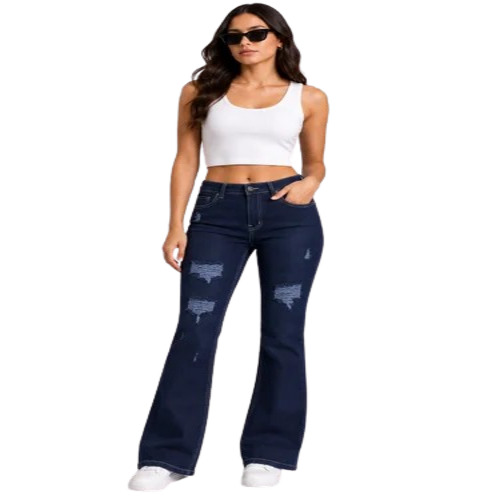 Ladies Blue Denim Jeans