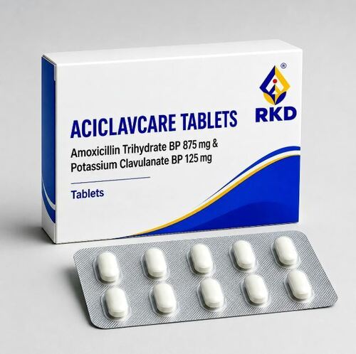 Amoxicillin Trihydrate BP 875 mg & Potassium Clavulanate BP 125 mg