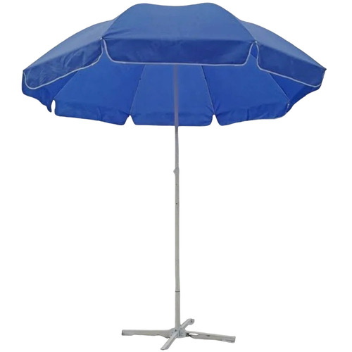 Blue Polyester Garden Umbrella
