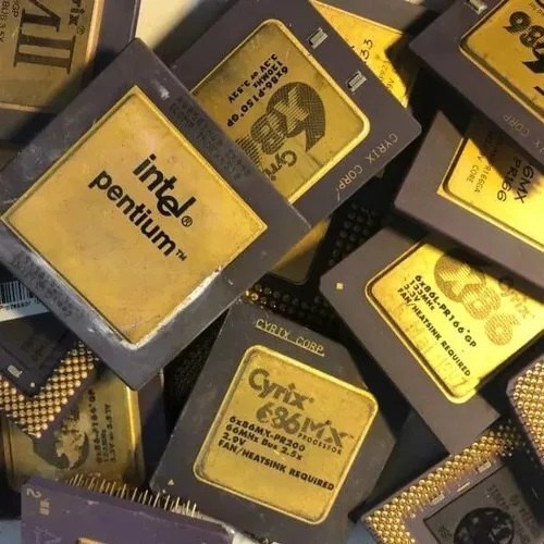 Ceramic CPU Processor Scrap Electronic Recycling & Recovery Material