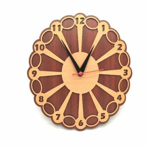 Decorative Round Wooden Wall Clock