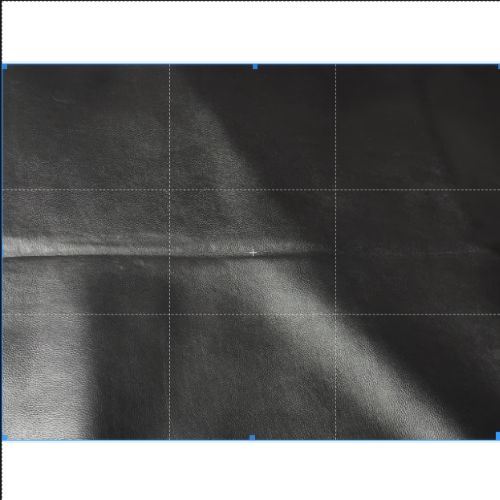 Genuine Jade Black Buffalo Leather - Texture: Smooth