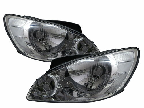 Getz/Click 2005-2011 FACELIFT 3D/5D Crystal Headlight Chrome for HYUNDAI LHD