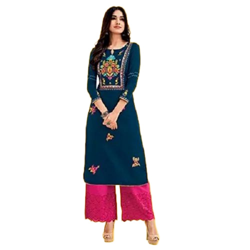 Ladies Blue Designer Kurti