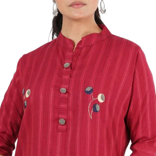Ladies Maroon Kurtis