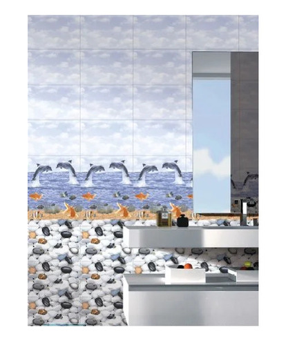 Multicolor Digital Glossy Light Dark Series Wall Tiles