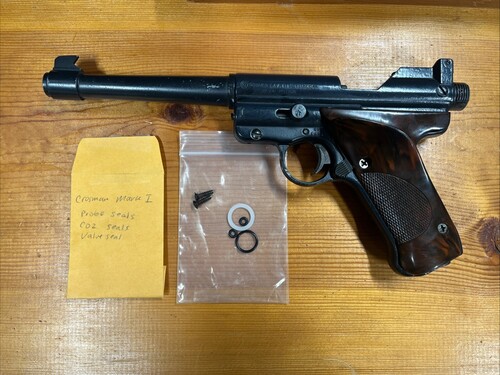 NEW Vintage Model Crosman Mark 1 Target .22 Cal Pellet Pistol Co2Air Gun