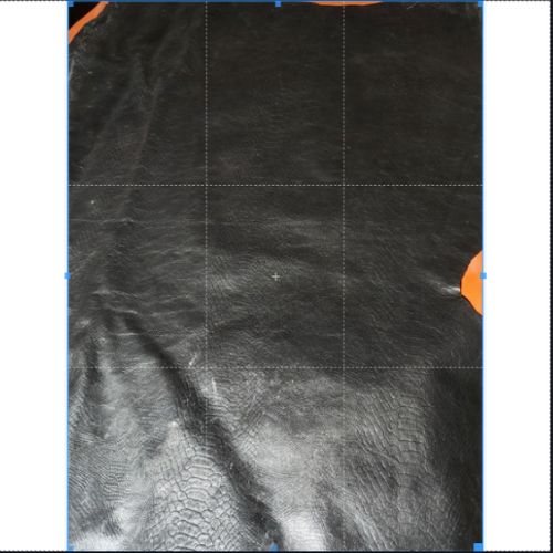Genuine Carbon Black Floater Leather - Grade: Top