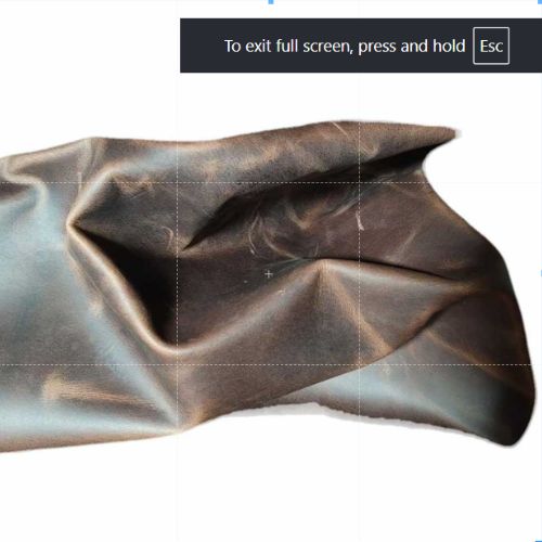 Genuine Carob Brown Buffalo Leather - Thickness: 4 Millimeter (Mm)
