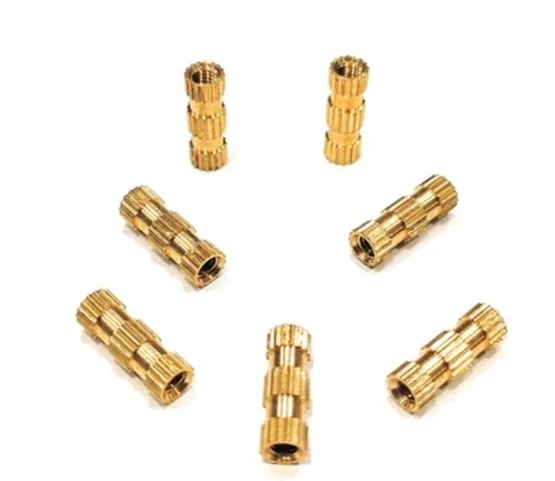 M2 Brass Straight Knurled Insert For Hardware Fitting