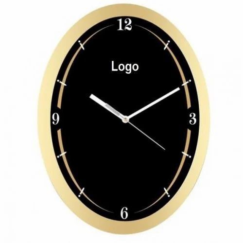 Oval Shape Wall Clock