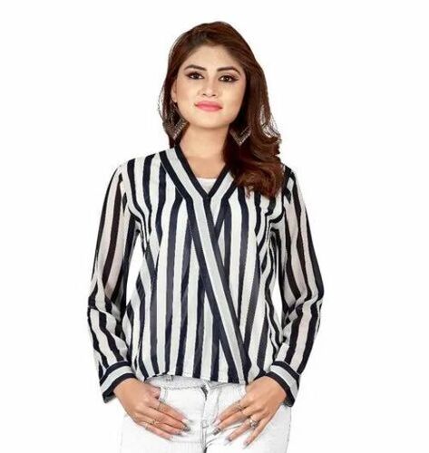 Polyester Full Sleeve Women Top