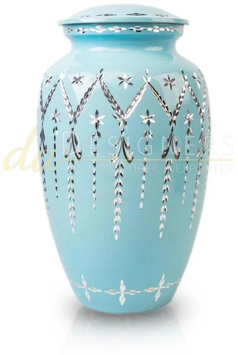 Engraved Aluminium Funeral Cremation Urn