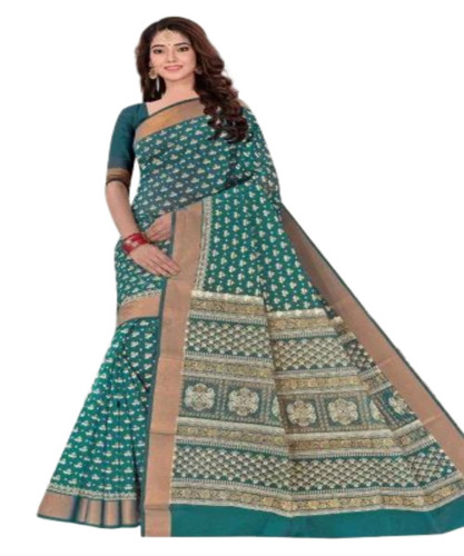 Fancy Printed Cotton Saree