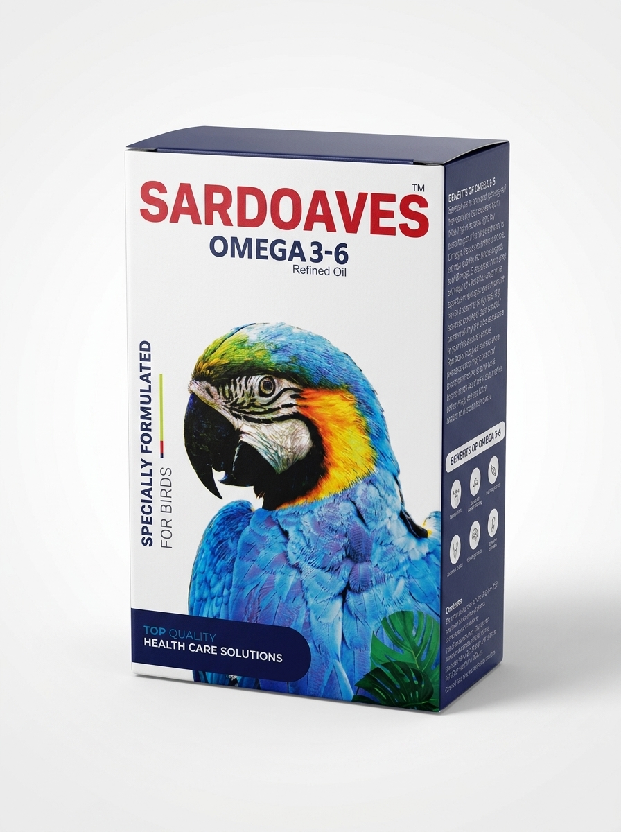 Genesisomega Sardoaves Ultra Refined Omega 36 in Mango Flavour 30 Ml for Exotic Birds