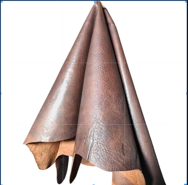Genuine Brown Crumble Leather - Grade: Top